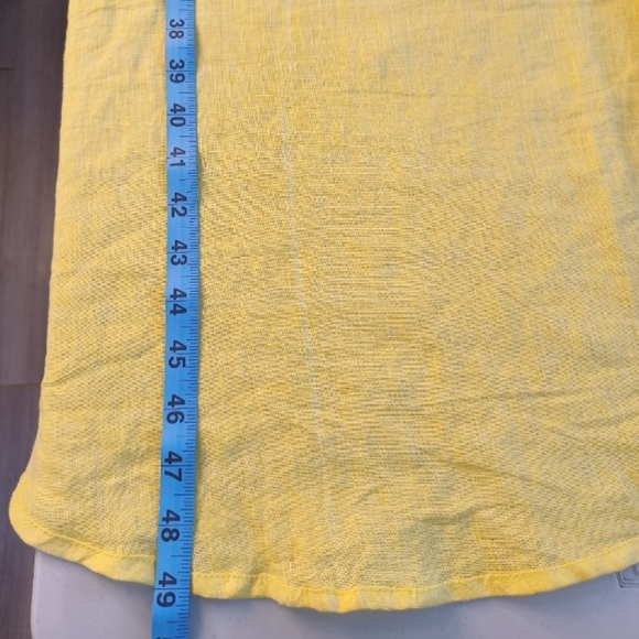 Gabyga Couture 100% Linen Lagenlook Asymmetric Plus Size Tunic Dress - Picture 11 of 15